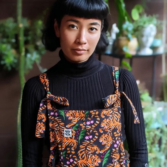 ISO: Lucy and Yak Tiger Dungarees/ Overalls Mixed By Nasrin - Picture 1 of 4
